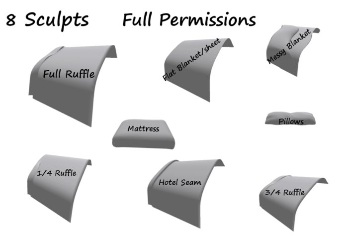 Bed Sculpts 8- Full Perm, With Map