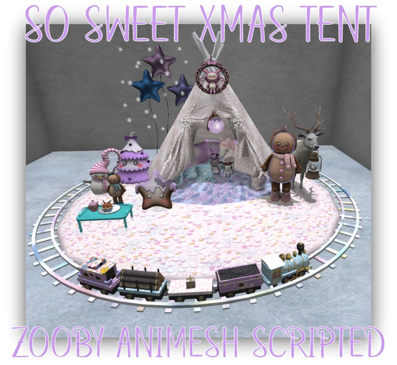 MERCI~SO SWEET XMAS TENT