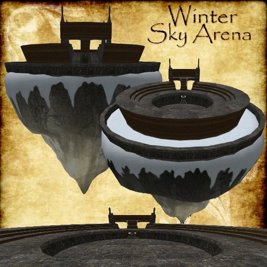 Winter Sky Arena Floating Island Sparring Combat Arena