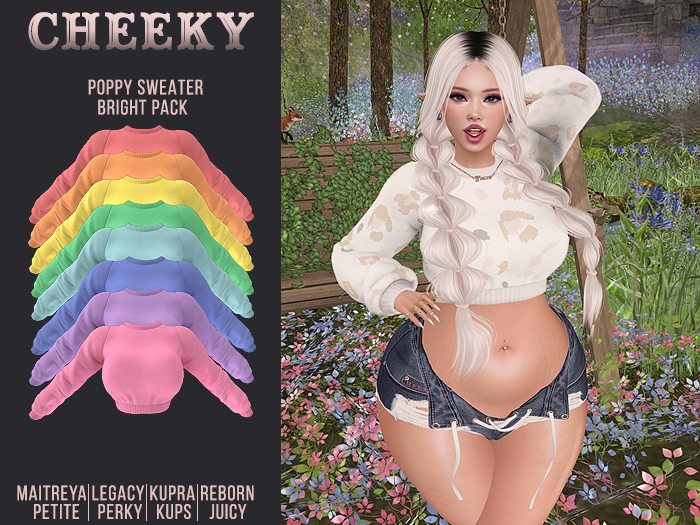 *Cheeky* Poppy Sweater Bright Pack