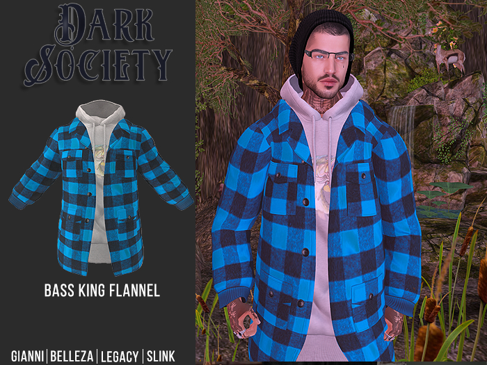 (DS) BassKing Plaid Jacket 