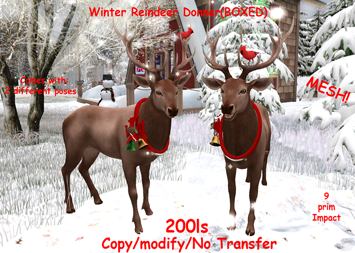 Winter Reindeer Donner(BOXED)