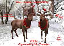 Winter Reindeer Donner(BOXED)