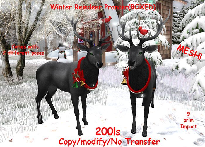 Winter Reindeer Prancer(BOXED)
