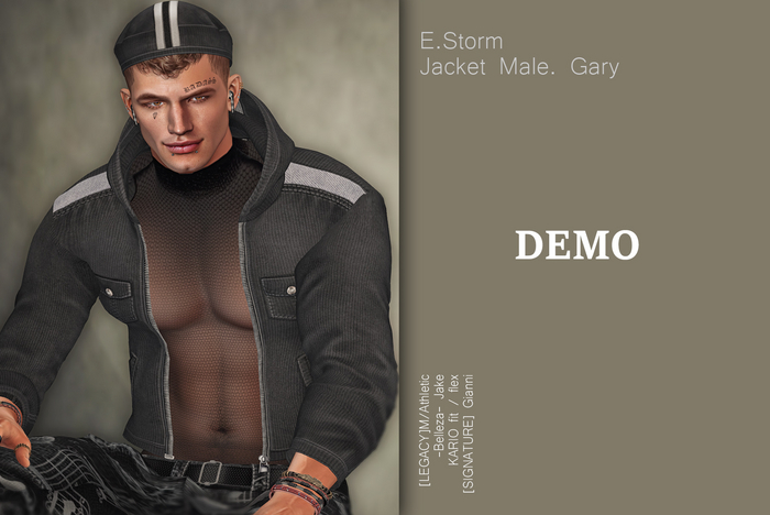 E.Storm Jacket Male. Gary  demo/5MIN