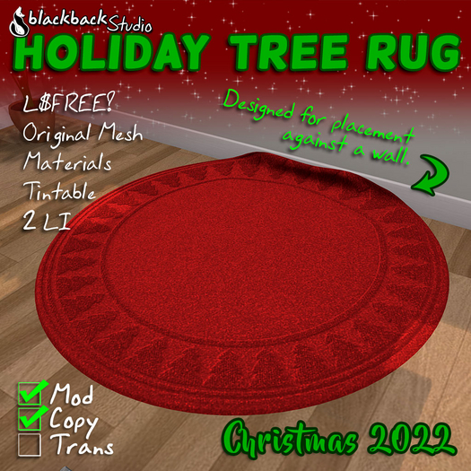 [bbS] Holiday Tree Rug