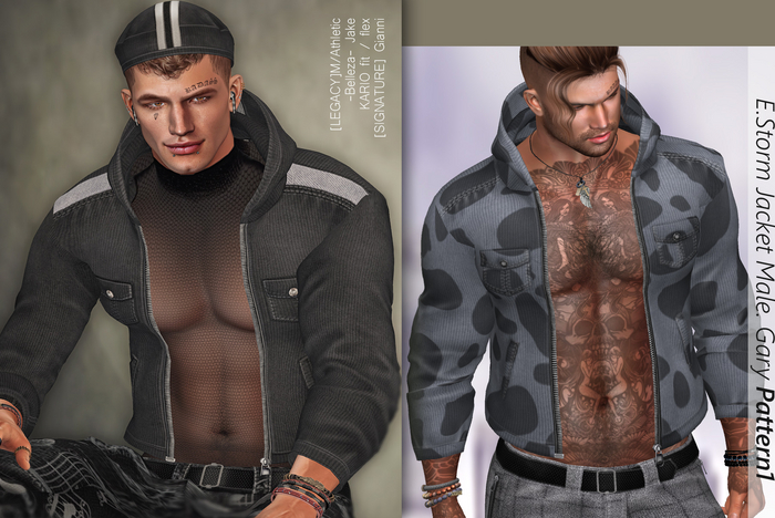 E.Storm Jacket Male. Gary Pattern1