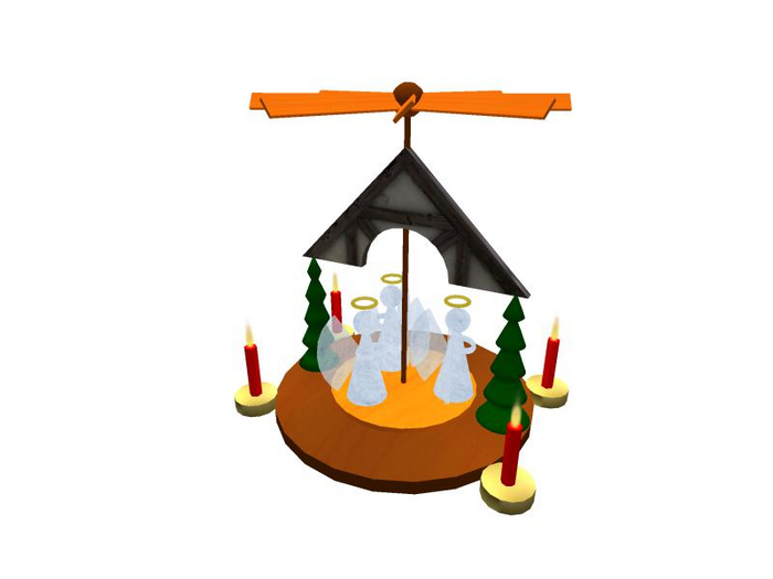 **Eagle's Decor** Christmas Pyrimid