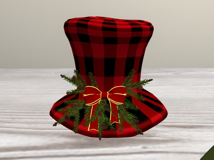 Buffalo Check Top Hat
