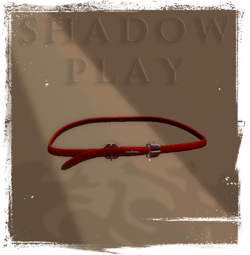 Shadow Play Designs - Belt 03.0 red