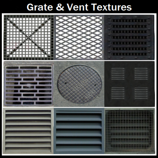Grate & Vent Textures