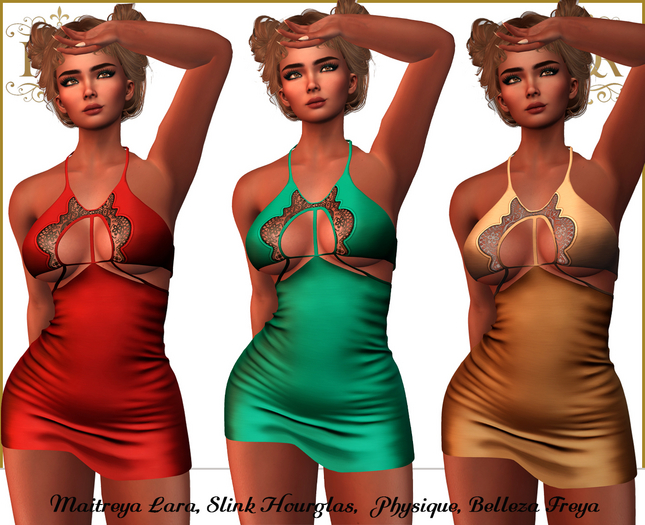 Lakin Dress, Maitreya, Freya, Hourglass, Physique, 9  Colours