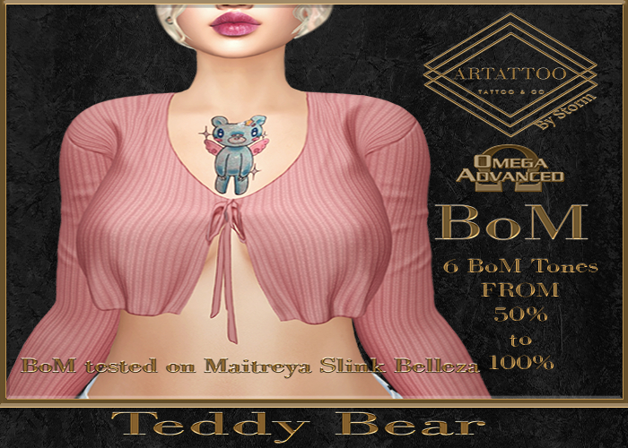 ArTattoo Teddy Bear   
