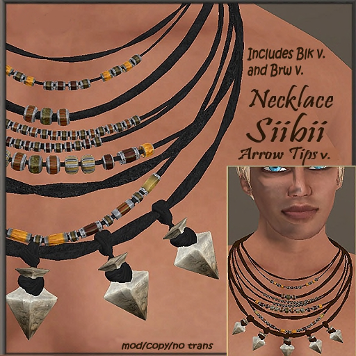 Necklace Siibii-Arrow T.E.D. /2 col