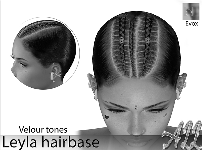 Hairbase Leyla [All] Evox (Velour tons) DEMO