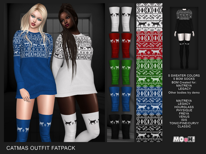MOoH! Demo Catmas outfit fatpack (Add)