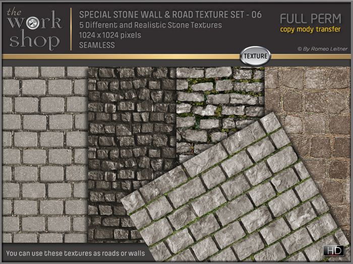 SPECIAL STONE WALL TEXTURE SET-06