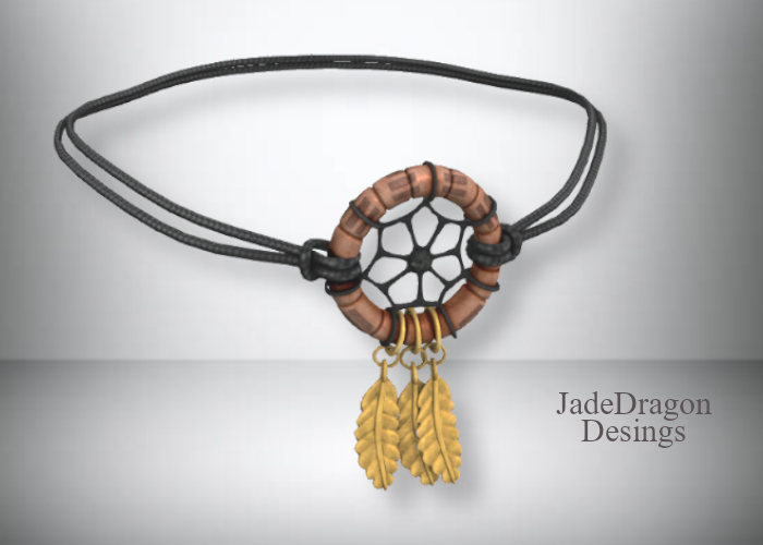 JadeDragon Designs - Dream Catcher Choker - Unisex