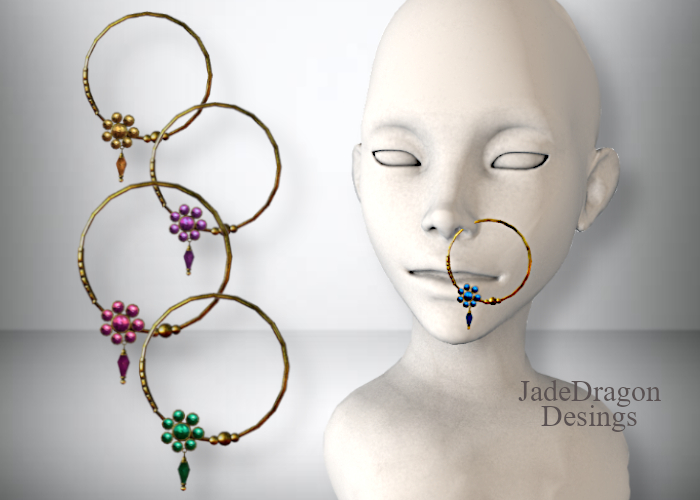 JadeDragon Designs - Nose Ring - Rai