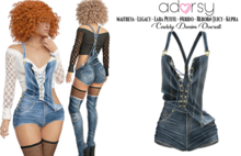 adorsy - Caddy Denim Overall Original - Maitreya/Legacy-Nerido/Lara Petite/Kupra/Reborn-Juicy