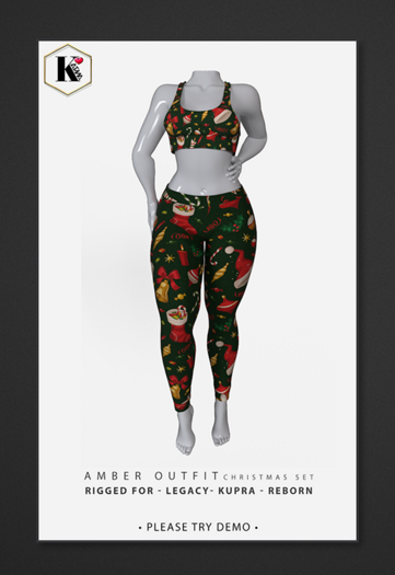 KARNA - AMBER  Xmas Green Set - UNPACKER
