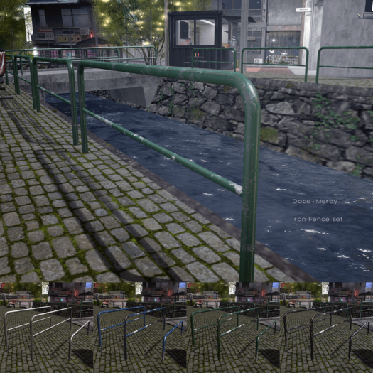 [Dope+Mercy]Iron Fence set (ADD)