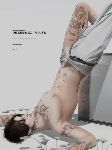 [Dope+Mercy]Obsessed Pants_Black (ADD)
