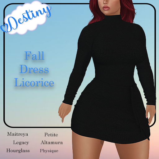 _Destiny_ Fall Licorice Dress