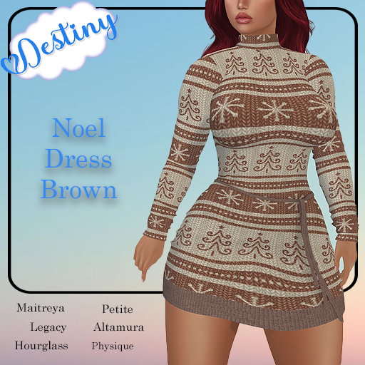 _Destiny_ Noel Dress Brown