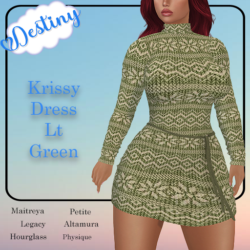 _Destiny_ Krissy Dress Lt Green