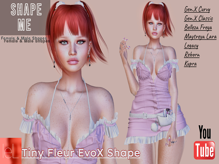 Shape Me - Tiny Fleur Head EvoX Shape