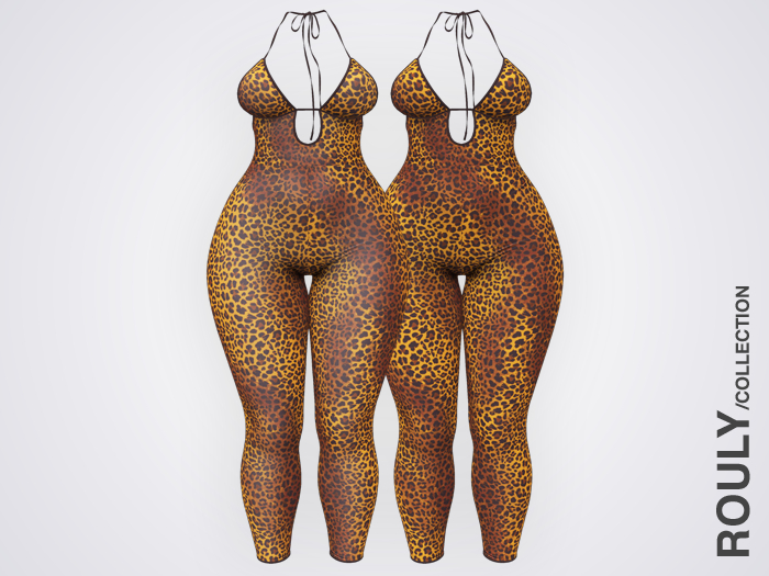 ROULY :: "Call me Cleo" Jumpsuit - Cheetah