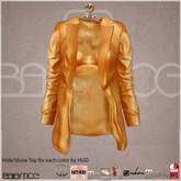 Baiastice_Shinju Blazer/Top-Orange
