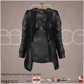 Baiastice_Shinju Blazer/Top-Black