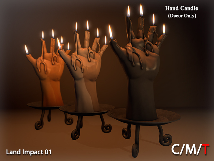 "Killer's" Hand Candle (Decor Only)