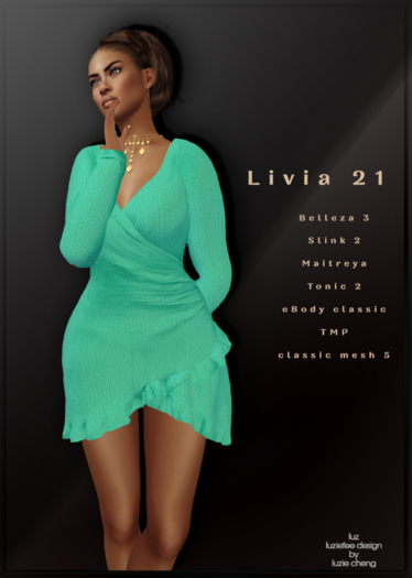 LUZ - Livia 21 turquoise - box