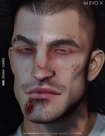 VUK. Ronan Eyebrows HD  UNPACKED