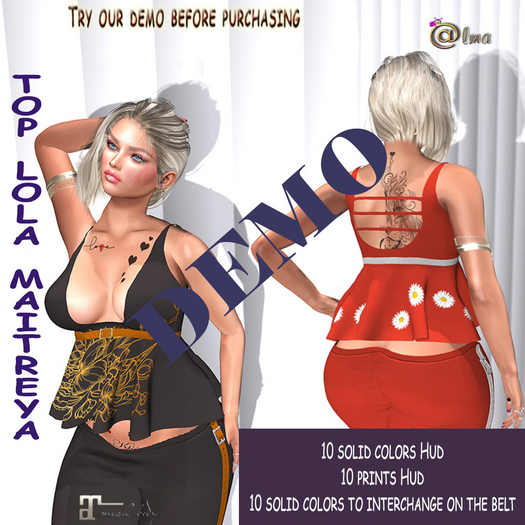 Lola top demo bag  (wear)