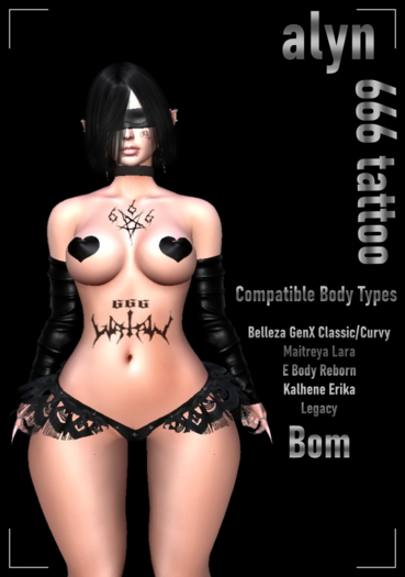 [ALYN]  666 Tattoo - BOM