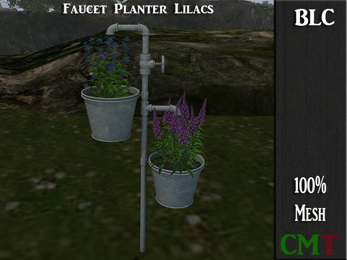 BLC Faucet Planter Lilacs