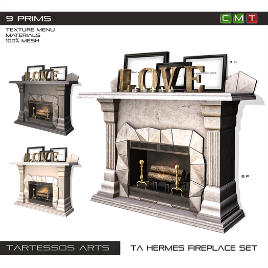 ::TA Hermes Fireplace Set