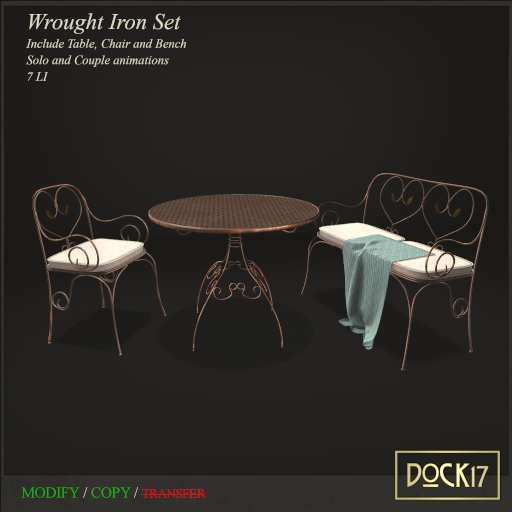 #Dock17# Wrought Iron Set v1.2 package (ADD)