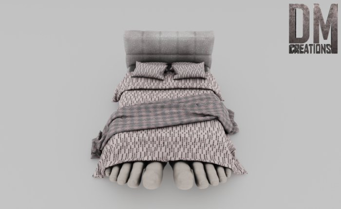 Foot Bed full Perm Mesh