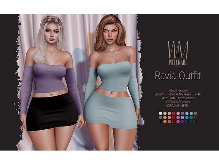 [WellMade] Ravia Outfit FATPACK