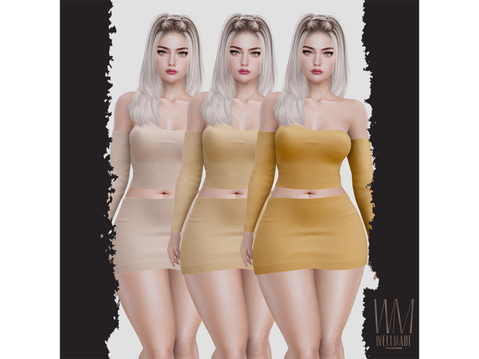 [WellMade] Ravia Outfit Yellows