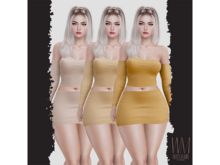 [WellMade] Ravia Outfit Yellows