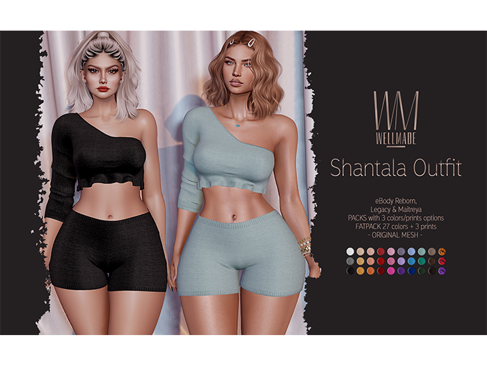 [WellMade] Shantala Outfit FATPACK