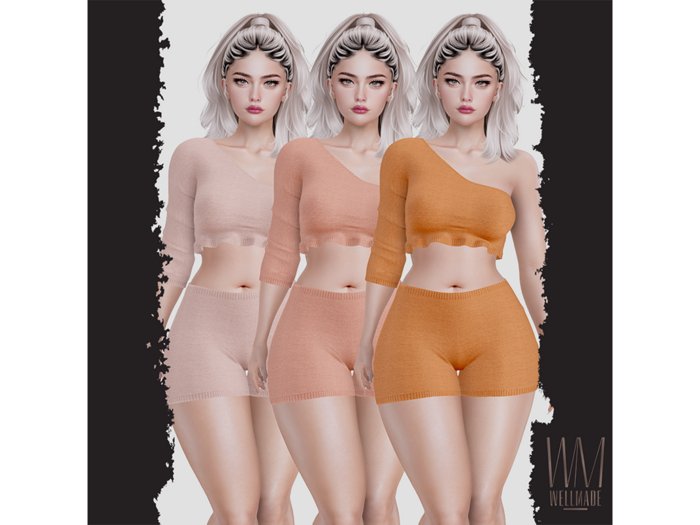 [WellMade] Shantala Outfit Oranges