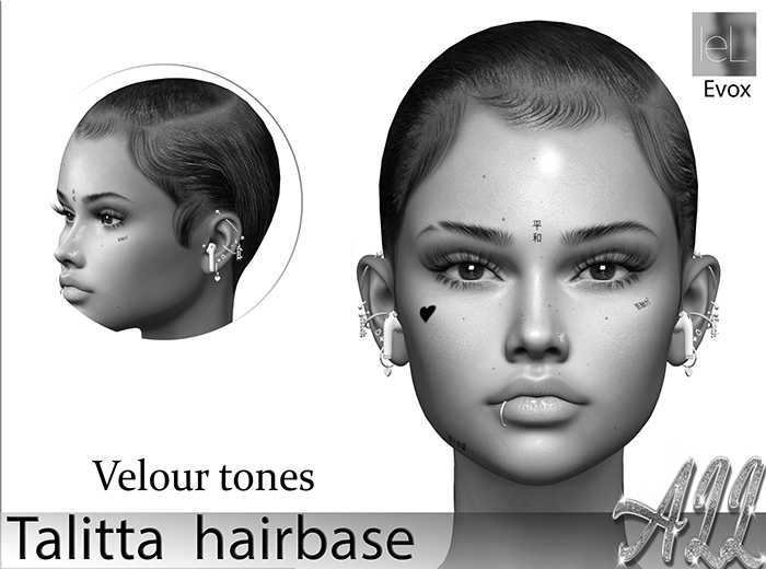 Hairbase Talitta [All] Evox (Velour tons) DEMO