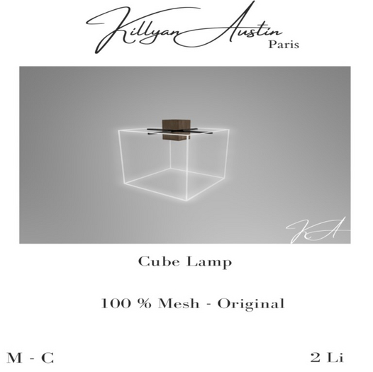 Killyan Austin Paris : Cube Lamp